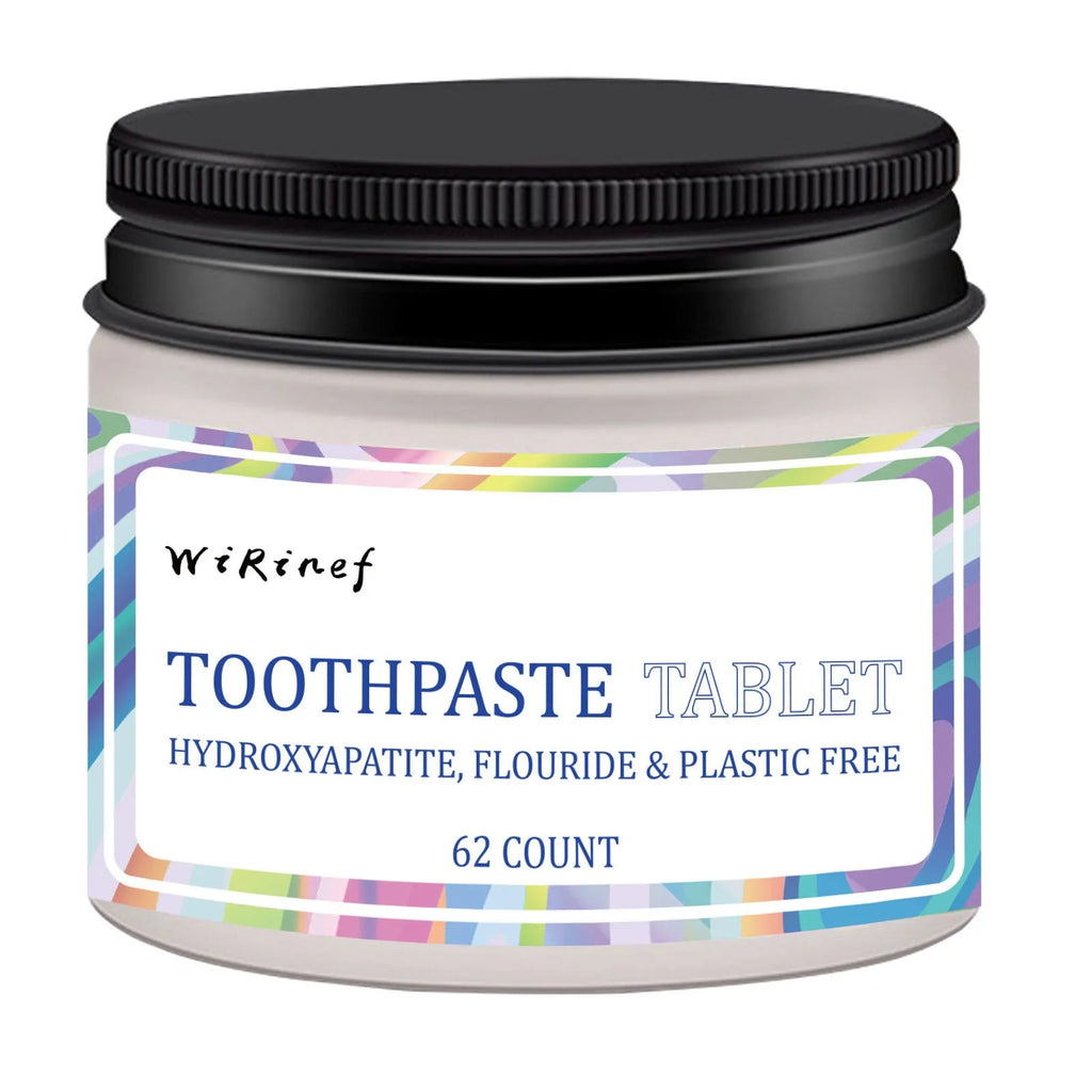 62 portable toothpaste tablets in TP19 colour for chewing cleaning oral care