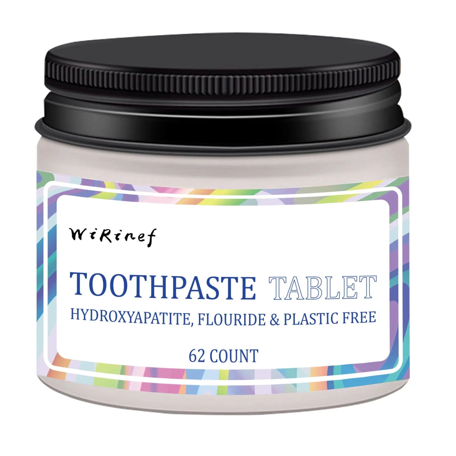 62 portable toothpaste tablets in TP19 colour for chewing cleaning oral care