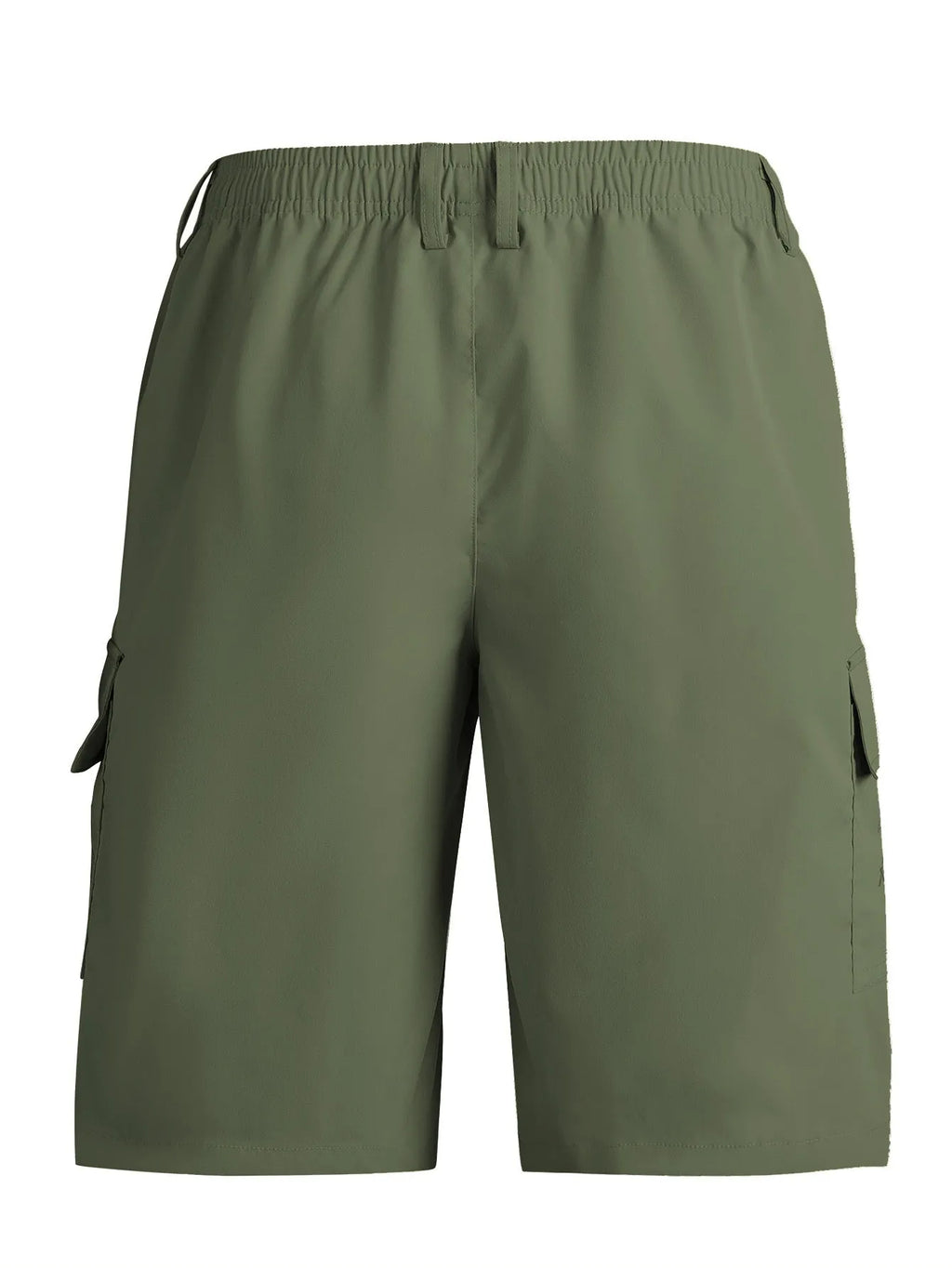 Men's straight leg casual shorts in American sports style with micro elastic polyester fabric