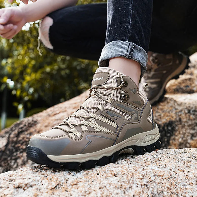Low-top hiking sneakers with flannel uppers and natural rubber soles in multiple colour options