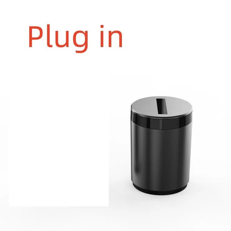 Aluminium alloy intelligent induction ashtray with automatic infrared opening for car and home use