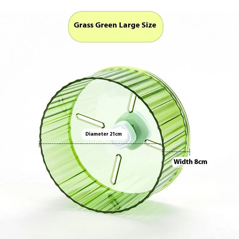 Plastic bird running wheel exercise toy for parrots in multiple colours and sizes