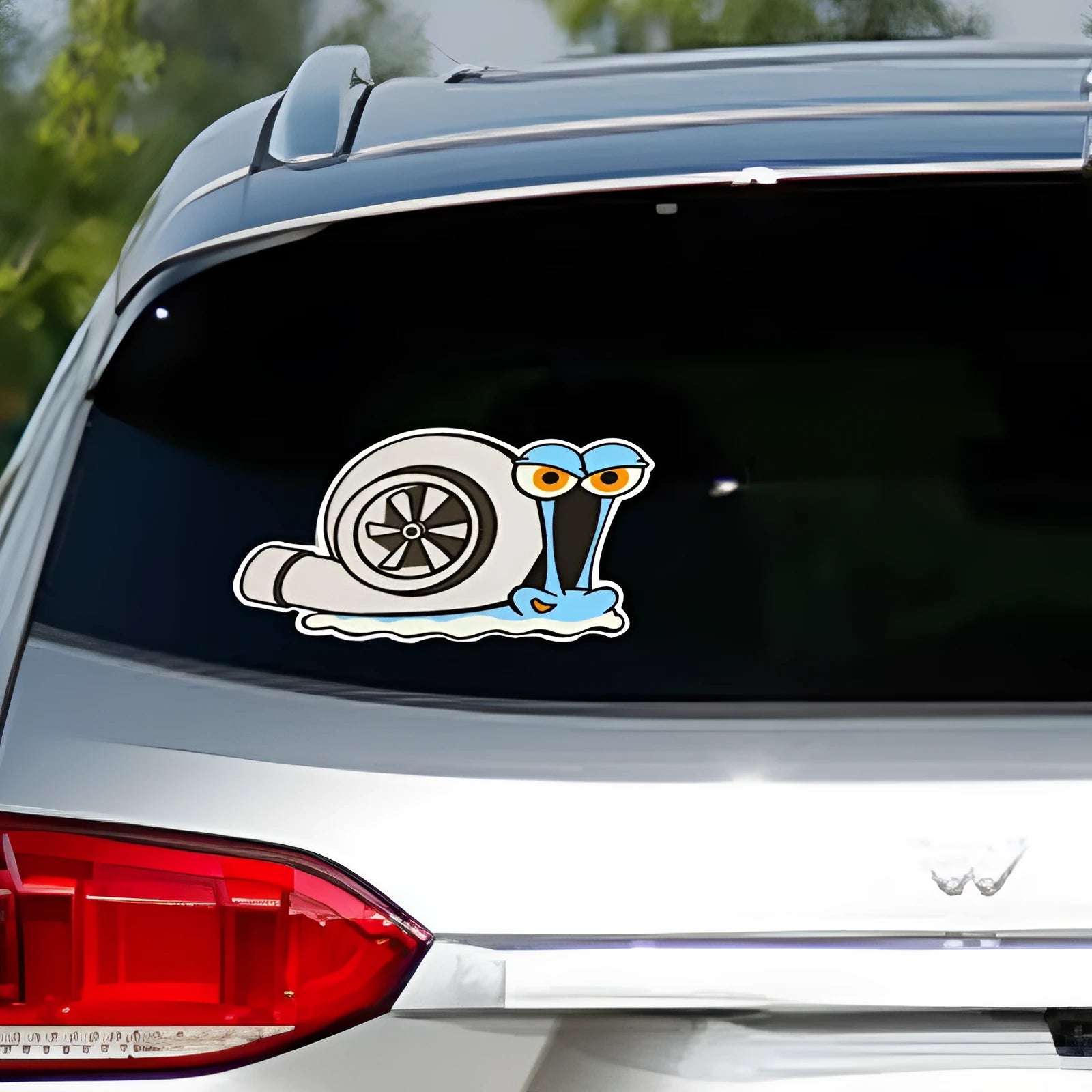 Cartoon snail reflective car sticker decal for vehicle bumper or window