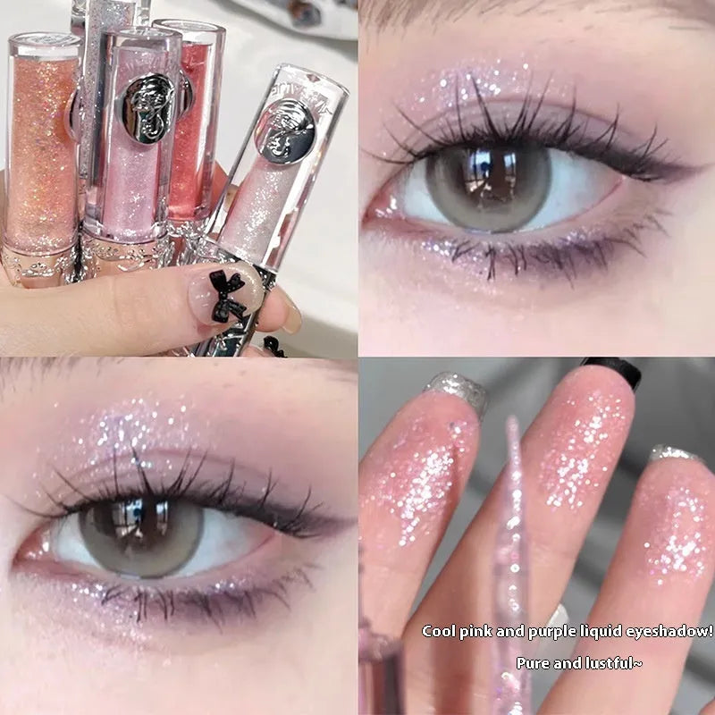 Ballet Liquid Eye Shadow cream makeup in five colour shades for universal skin types