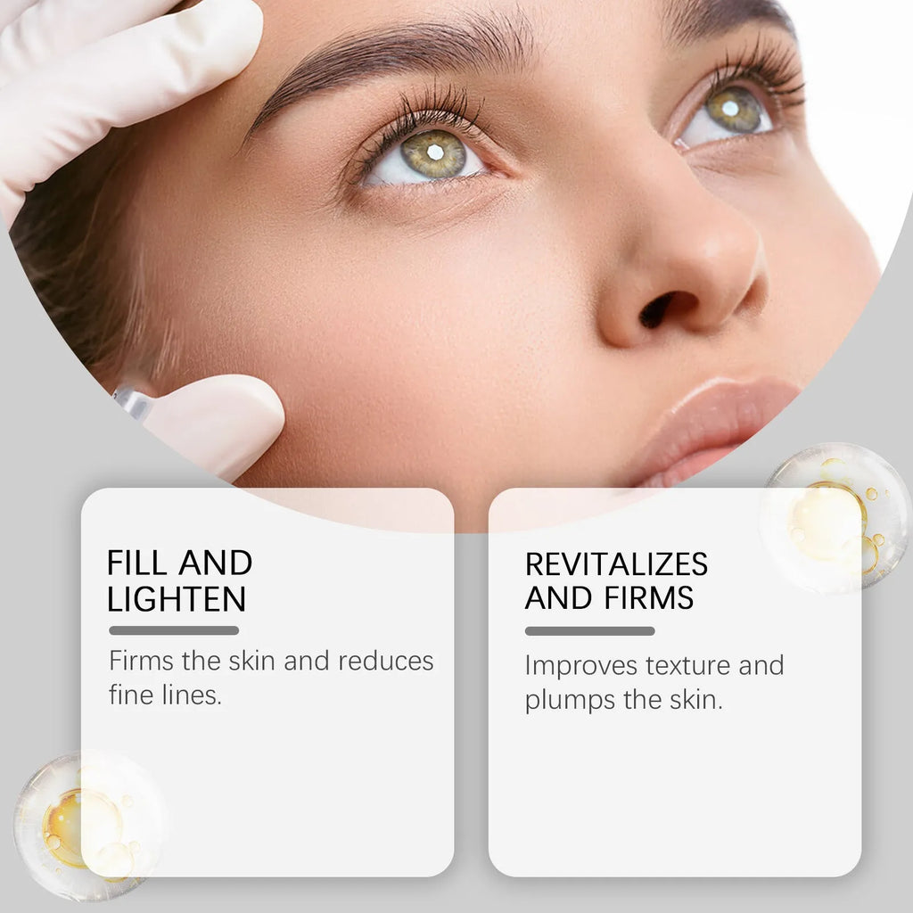 30ml Light Lines Nourish Skin Smear Care Solution tightening essence bottle with collagen and coffee extract