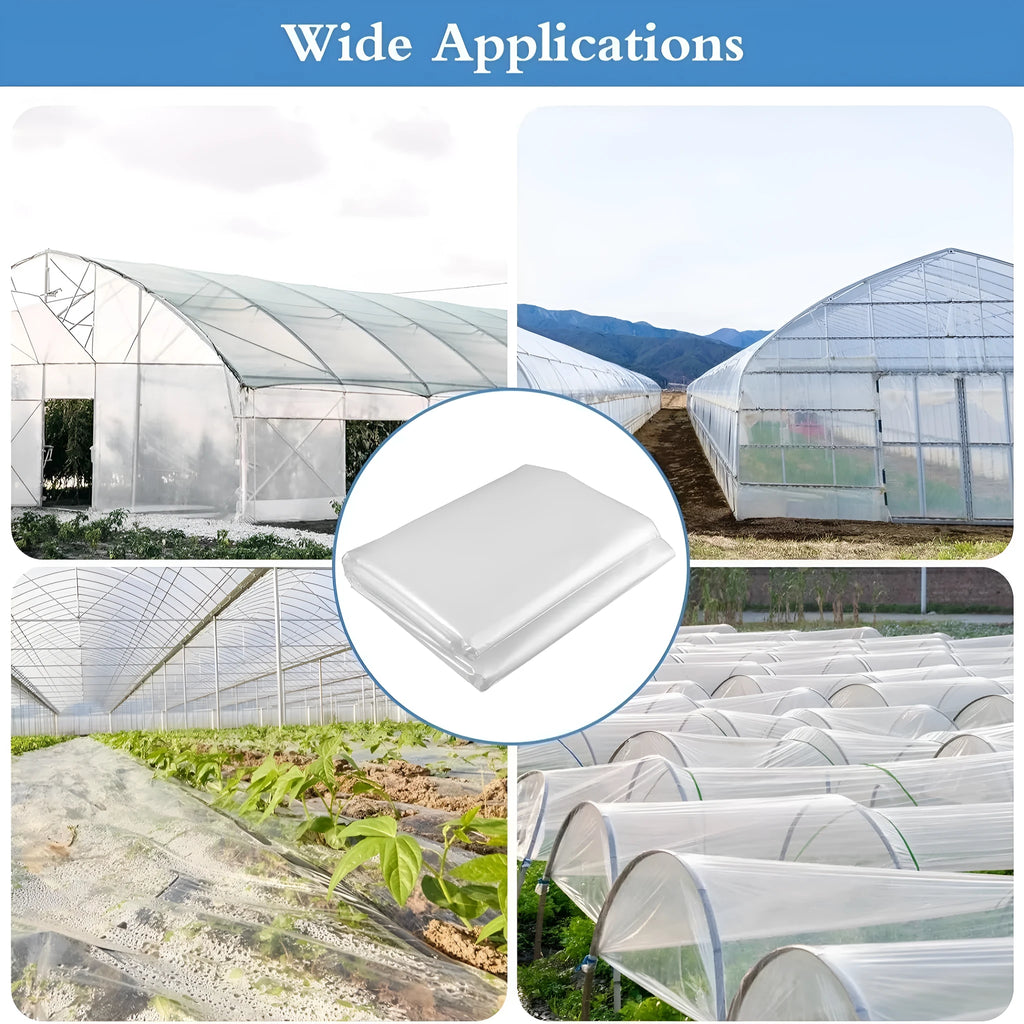 Plastic greenhouse cold film roll 4x8 metres for vegetable shed insulation