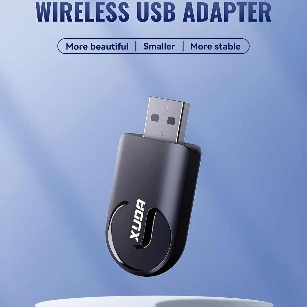 Black mini CarPlay USB interface adapter showing compact 26×55×13mm dimensions