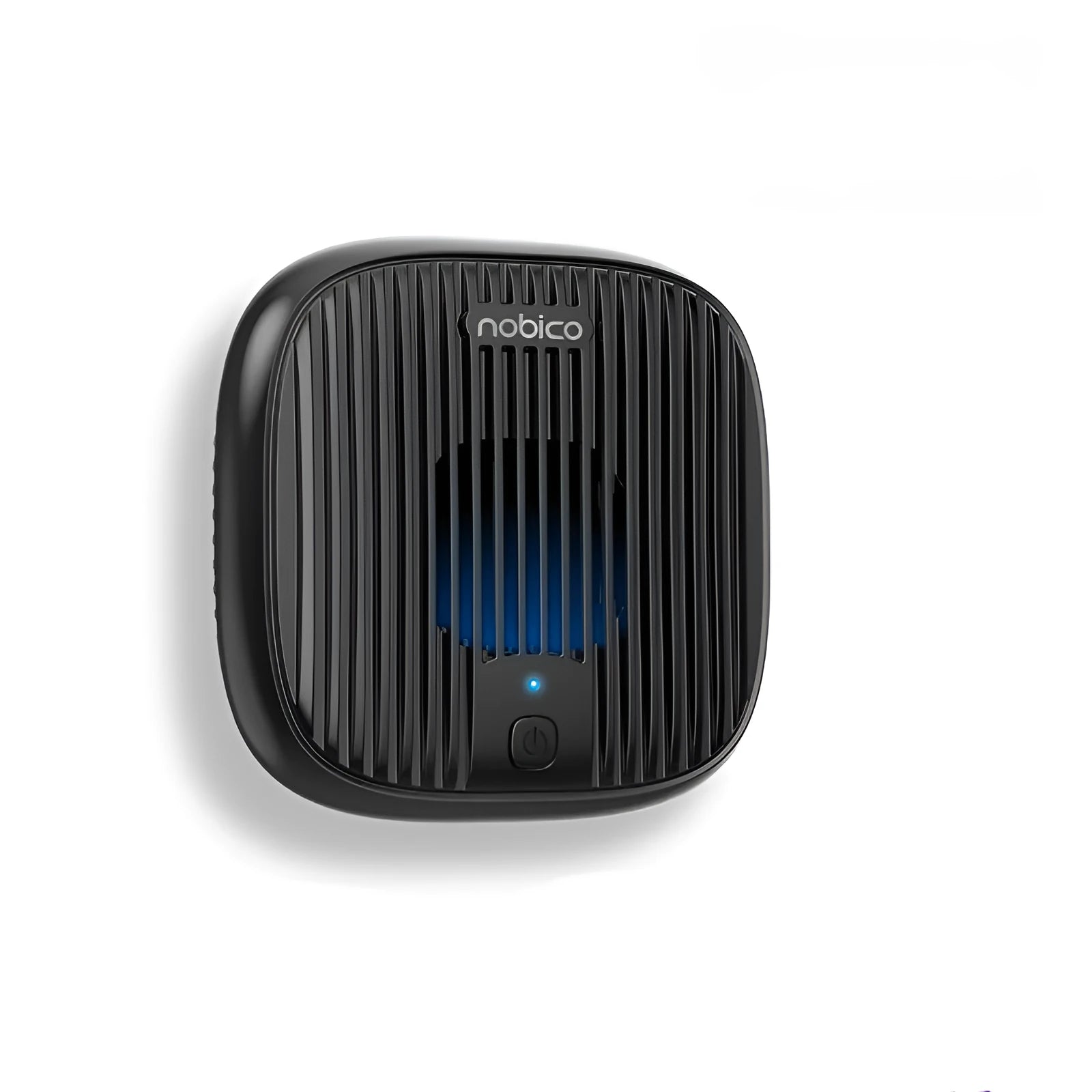 Black bed vacuum cleaner with ultrasonic mite repellent, compact 120mm size