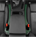 Polyurethane car seat gap strips in black, brown, red and beige colours prevent items falling between vehicle seats