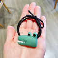 Animal cartoon hair accessories with crocodile dinosaur and frog designs in plastic resin material for women