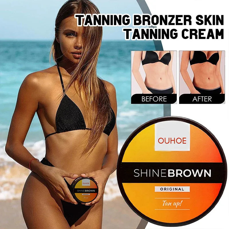 Intensive tanning luxe gel and tanning cream in 50g and 100g sizes with aloe vera for after sun repair