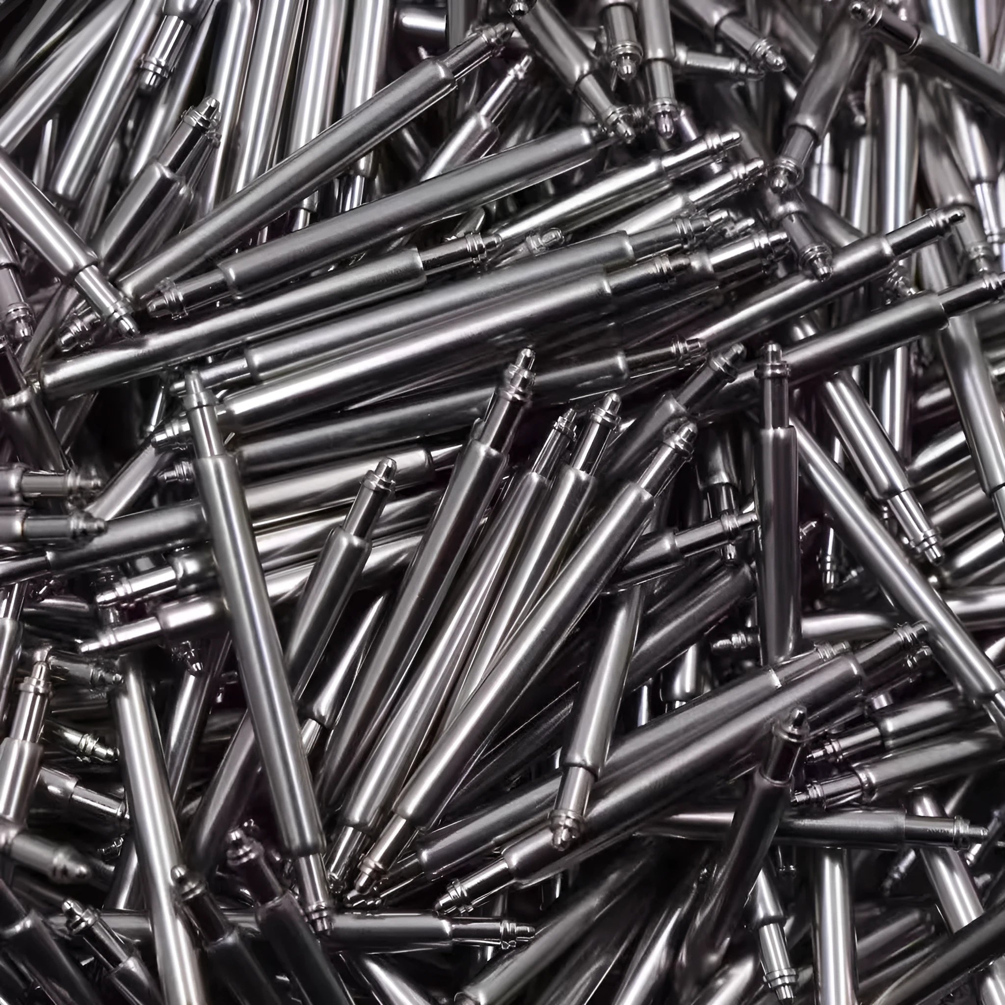 Watch bolt auricular needle spring shaft accessories parts in six sizes from 21mm to 26mm