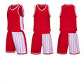 Men's quick-drying basketball suit set in dream blue showing jersey and shorts for summer sports training