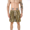 Men's polyester casual home pants in black, available in sizes M to 2XL with elastic waistband