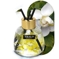 Glass car aromatherapy ornament bottle with loose incense function in creative automotive decoration style
