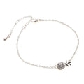 Alloy pineapple bracelet for women in gold or silver colour with fruit charm