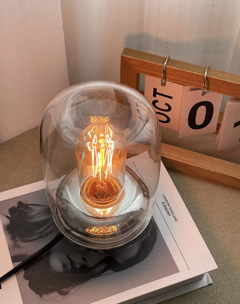 Waterless geometric ambience light socket-powered essential oil lamp 20cm modern design