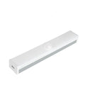 LED body induction light strip with aluminium and plastic lampshade, black, 30cm length