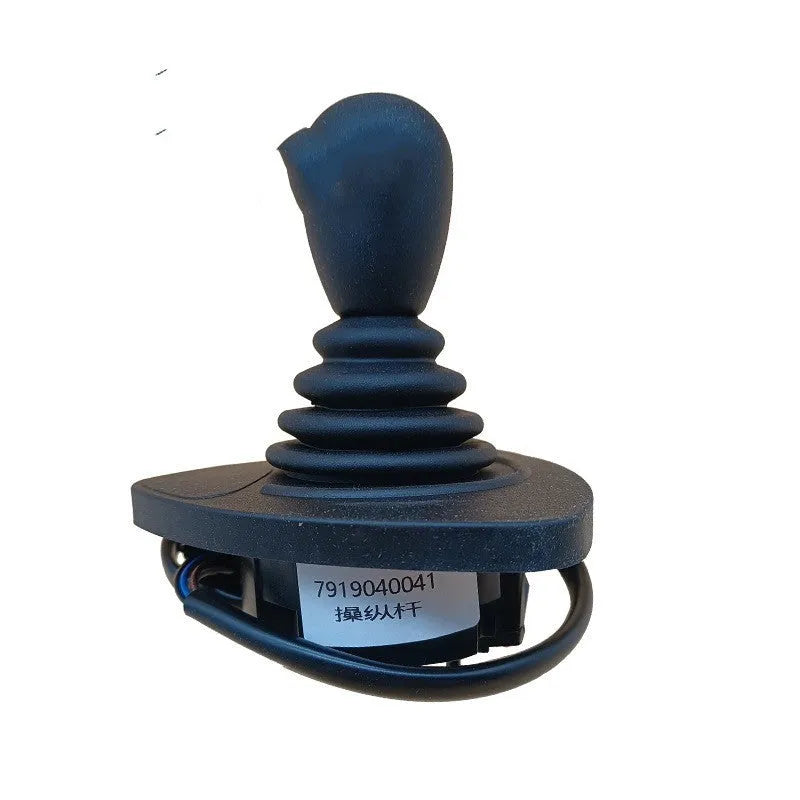 Black ABS plastic forklift hydraulic control lever joystick for steering wheel accessory with cross style option