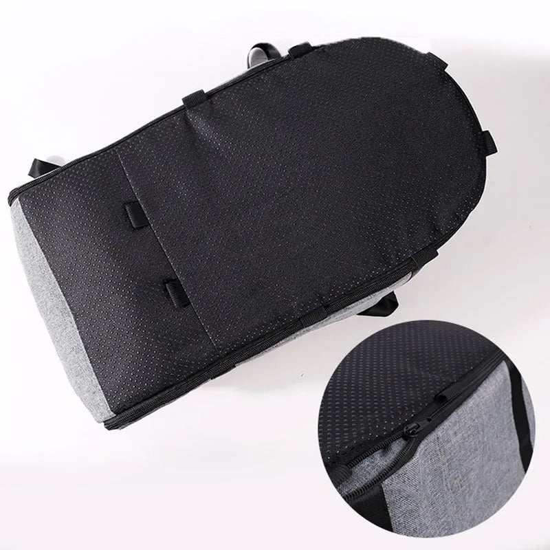 Outdoor cloth dog kennel with carry handle in multiple colour options including blue, grey, red, and grey mesh