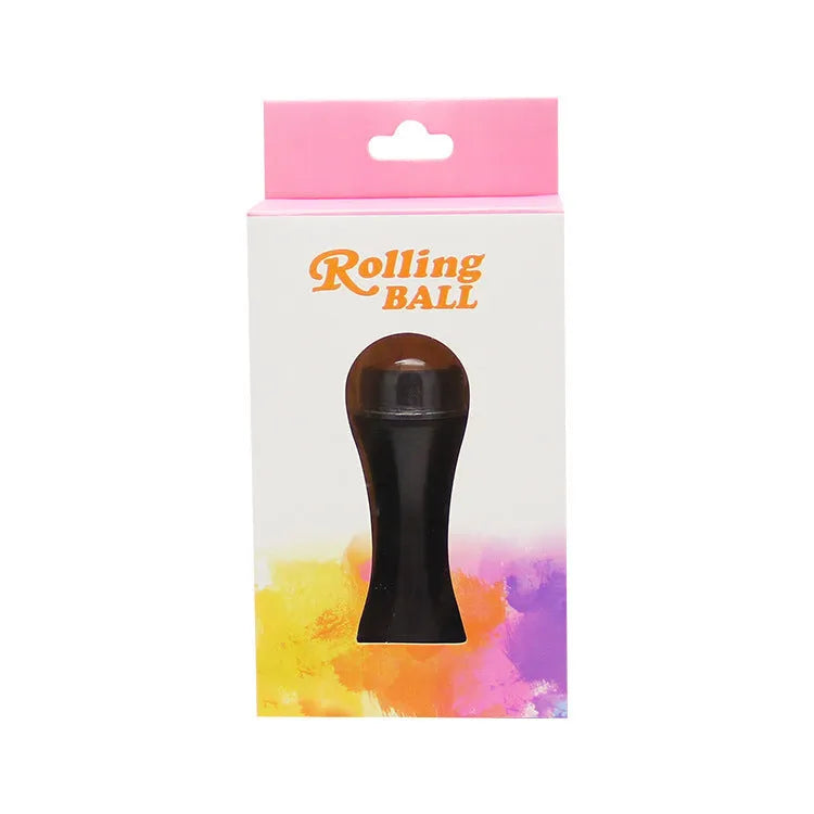 Volcanic portable roller for oily skin control in black, green, pink or white colour options
