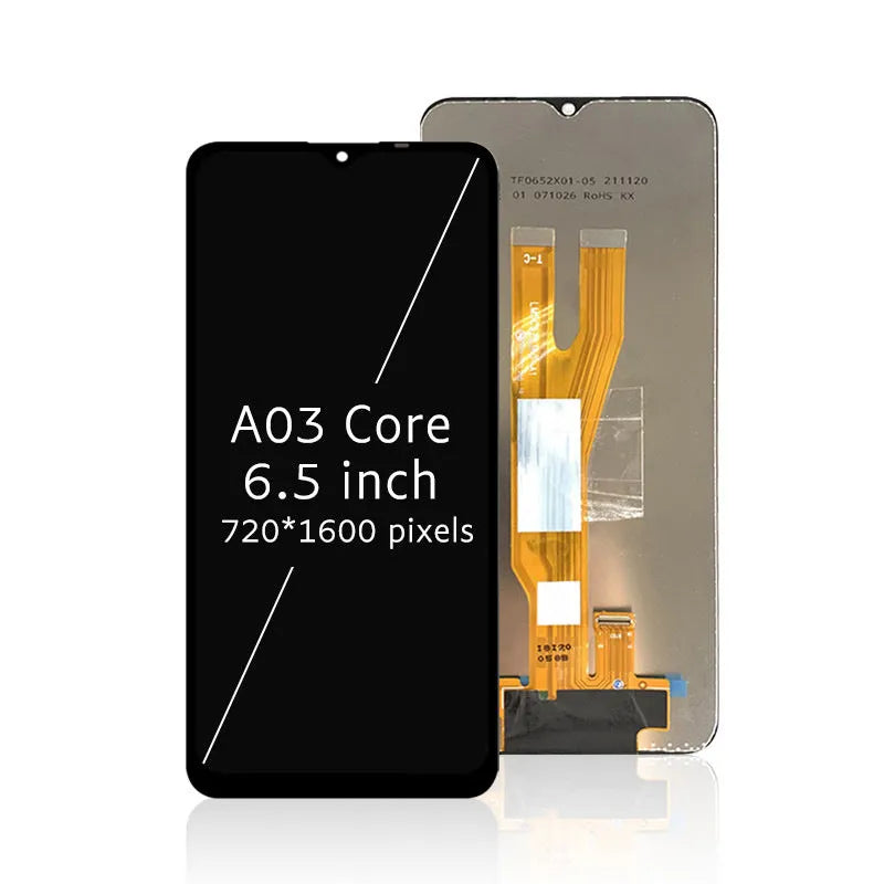 Samsung A03 Core screen assembly with framed LCD inner and outer LCD for A032 model