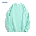 Cotton loose fit off shoulder sweater with round neck and long sleeves in various solid colours