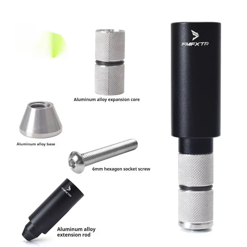 Pair of aluminum alloy handlebar extension rods for bicycle handlebar width adjustment