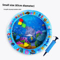PVC inflatable pet cooling water mattress with underwater design for cats