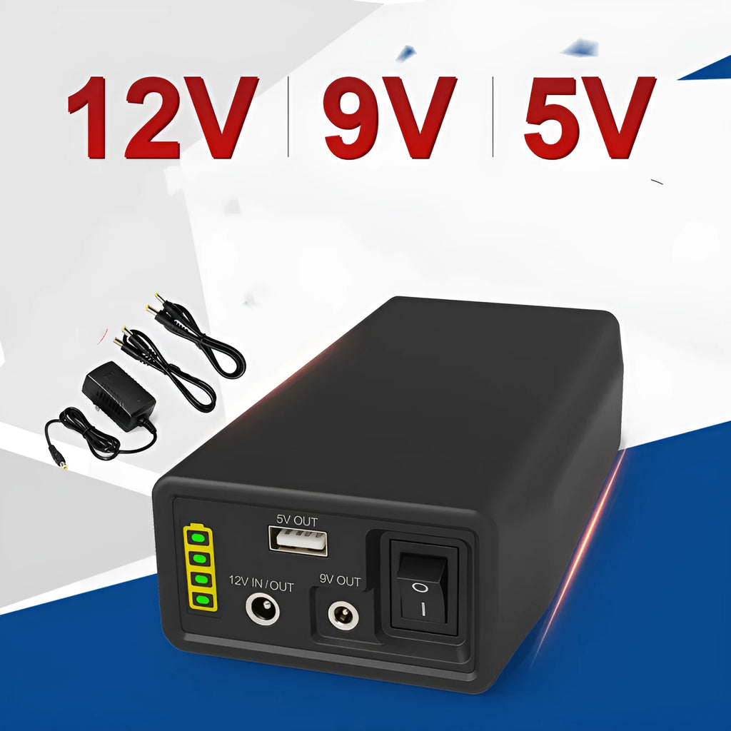 12V lithium iron phosphate battery LF4100 76.8Wh with charger and cables