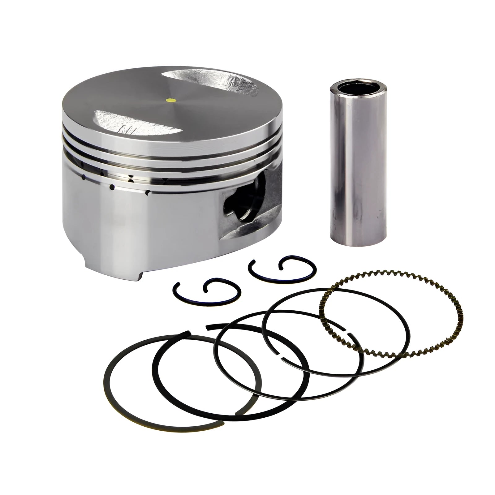 GY6 engine piston kit 125cc 52.4mm cylinder bore for scooter rebuild