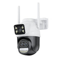 QX127 black binocular wireless home surveillance camera with 5x zoom and dual light night vision