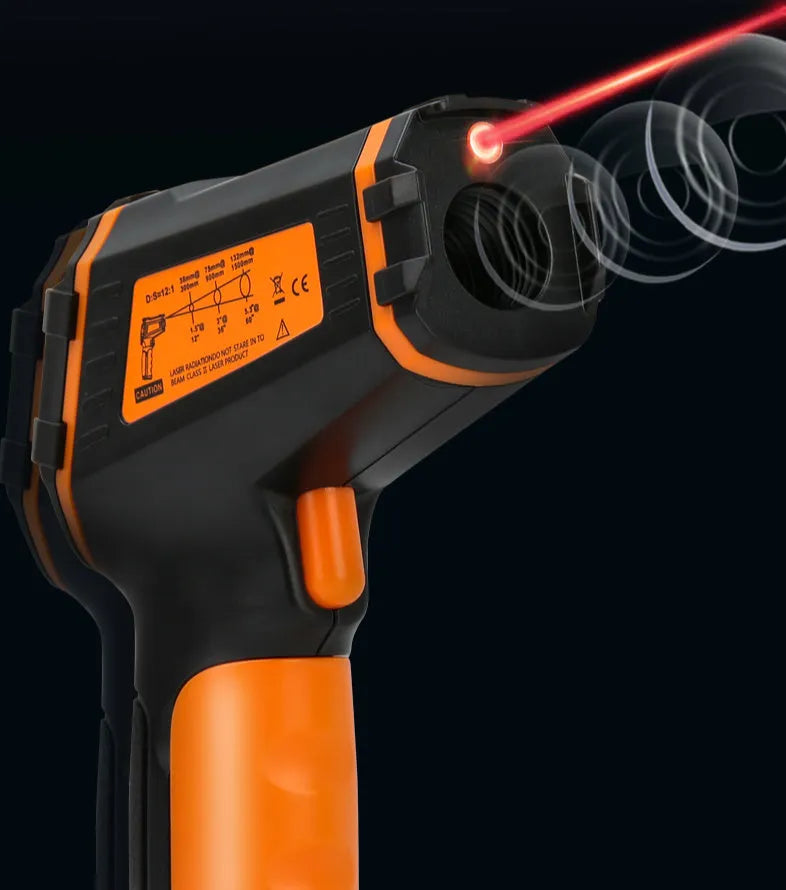 Handheld infrared thermometer ST390A for surface temperature measurement of switches and lamps