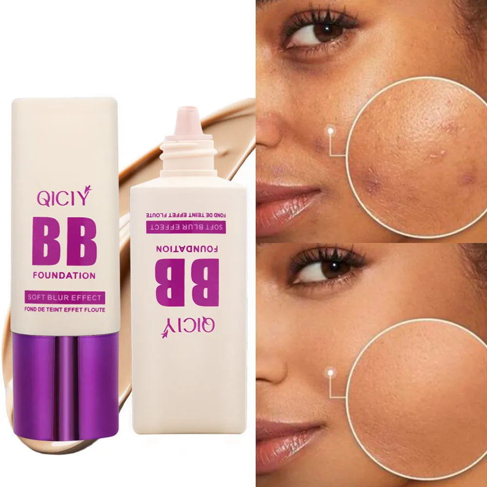 Feeding bottle BB cream foundation in ten shade colours for brightening and coverage