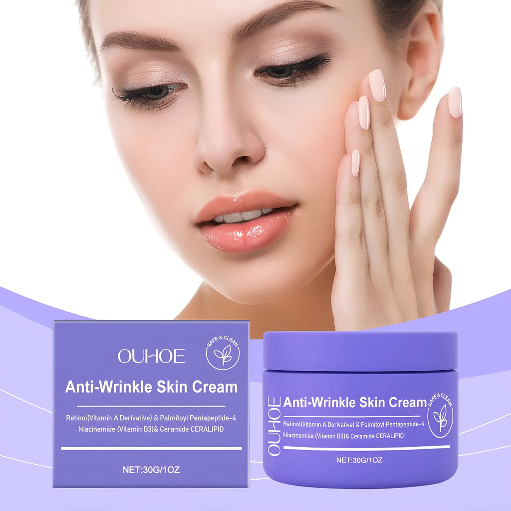 30g jar of moisturizing neck cream with retinol ceramides and peptides for daily skin care