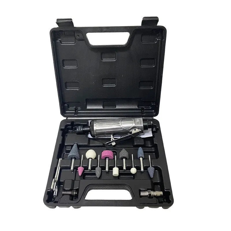 Pneumatic engraving machine set for wood carving and tyre repair grinding 23.3cm portable