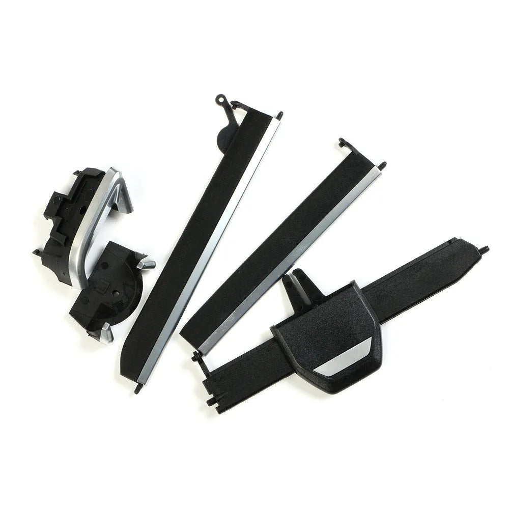 Black plastic car front middle air outlet set for G05 G06 G07 centre left and right vents