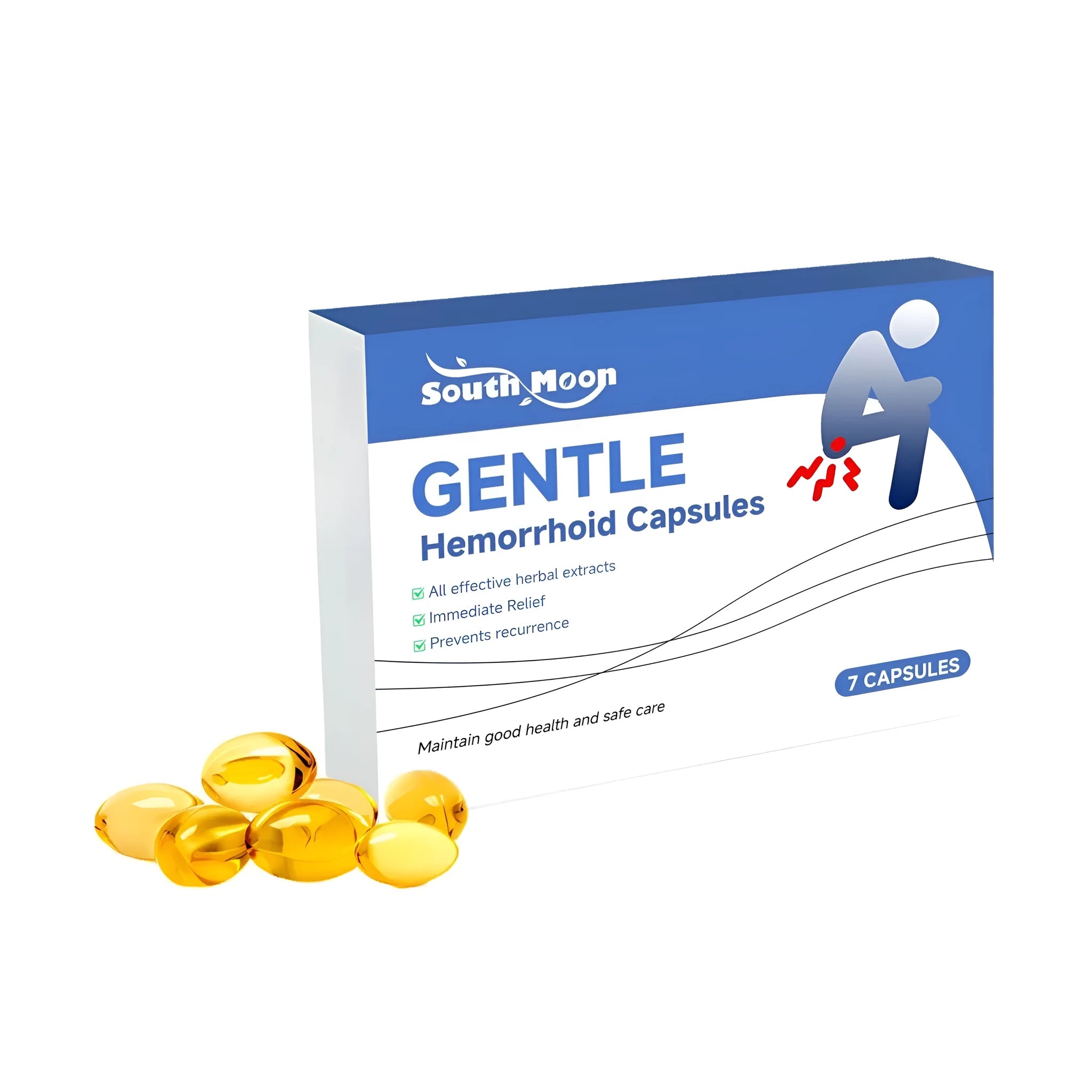 Body Health Care Capsules pack of 7 softgels with soybean extract geranium and Fructus Cnidii