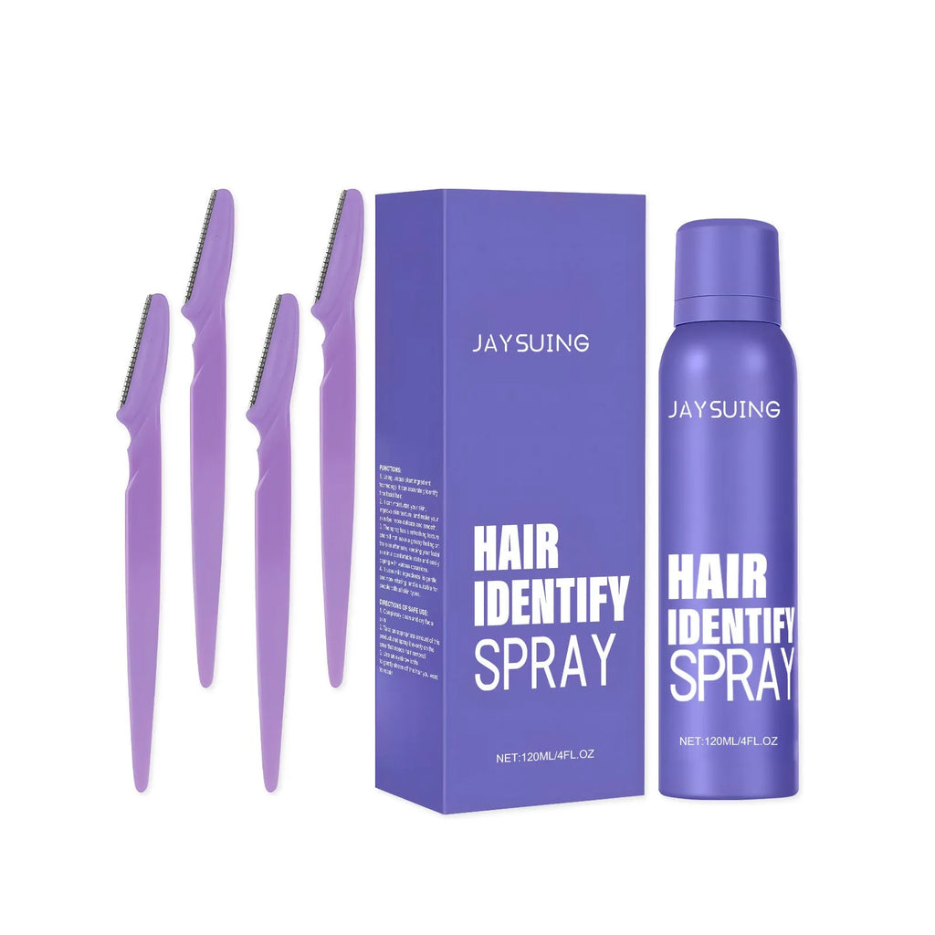 Portable home non irritating hair removal spray set 120ml with plant extracts