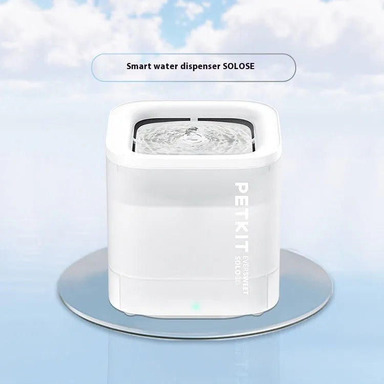 Smart pet water dispenser with wireless loop filter for dogs and cats, Xiaopei Solo SE colour