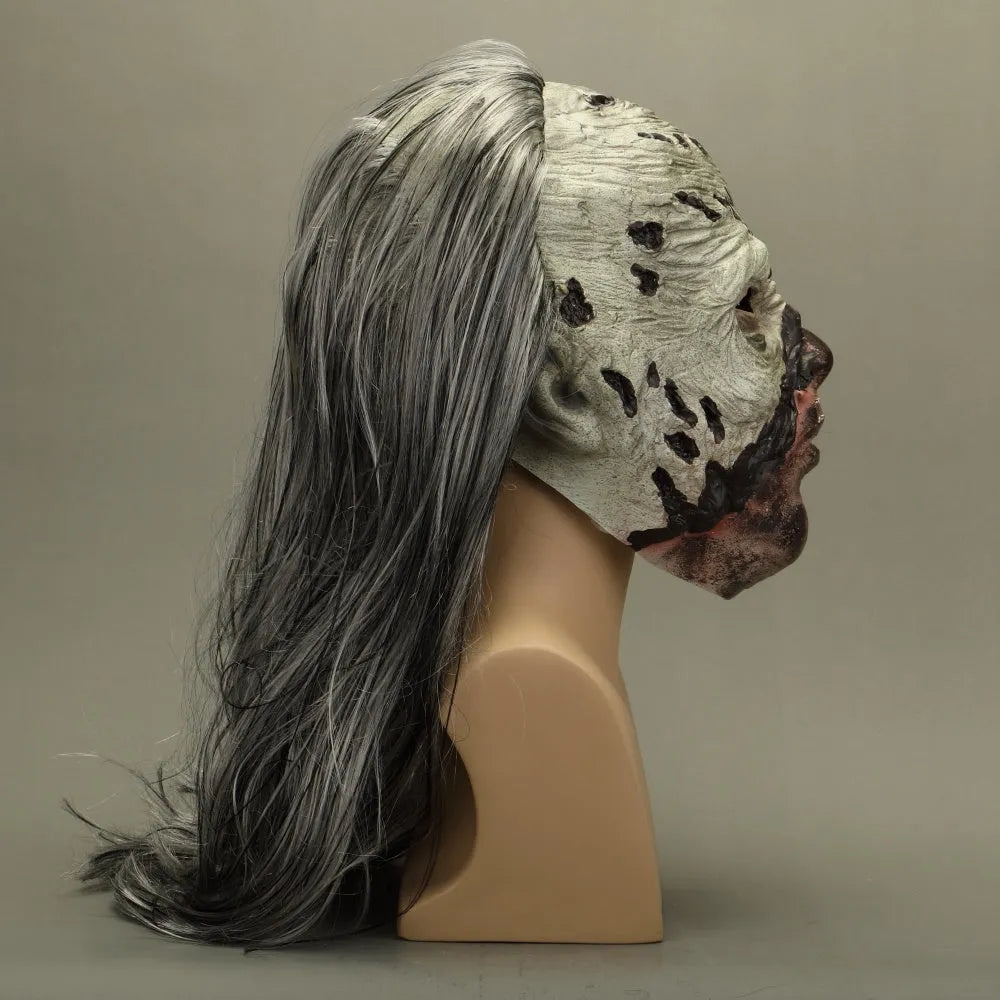 Walking Dead zombie latex mask in Beta colour for adults, free size 55cm-62cm head circumference