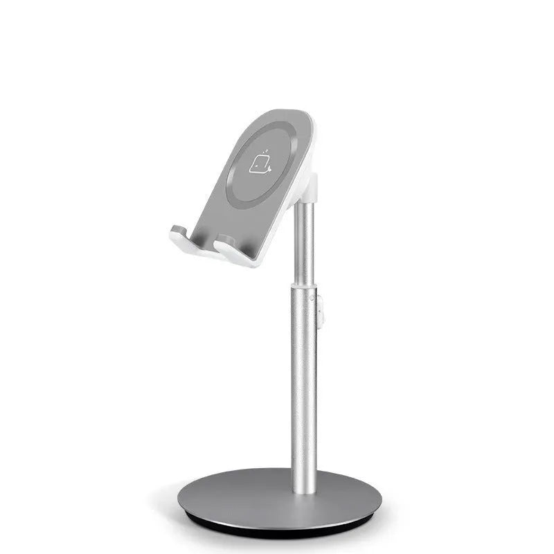 Silver metal desktop phone and tablet holder stand for 3-11 inch devices model S1