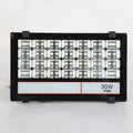 Angel Eyes black LED projection light with 30W white output and aluminium alloy housing for outdoor stadium and park use