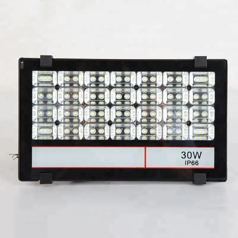 Angel Eyes black LED projection light with 30W white output and aluminium alloy housing for outdoor stadium and park use