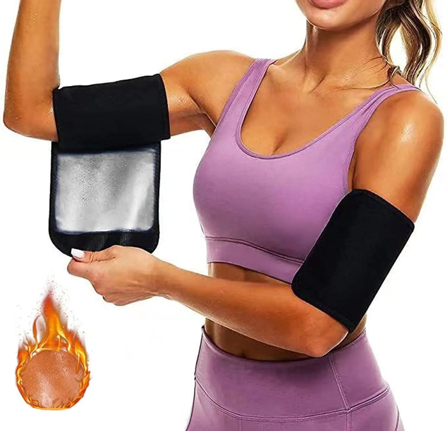 Sports arm sweatband in multiple colours and sizes for comprehensive fitness activities