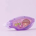 Hand account dotting glue dispenser in peach juice colour on a card pack