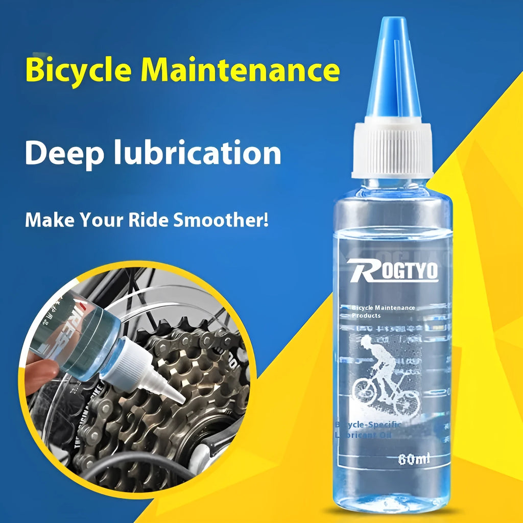 60ml bottle of bicycle chain oil for lubrication and rust prevention
