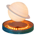 Magnetic suspension moon decorative lamp with 3D-printed floating design