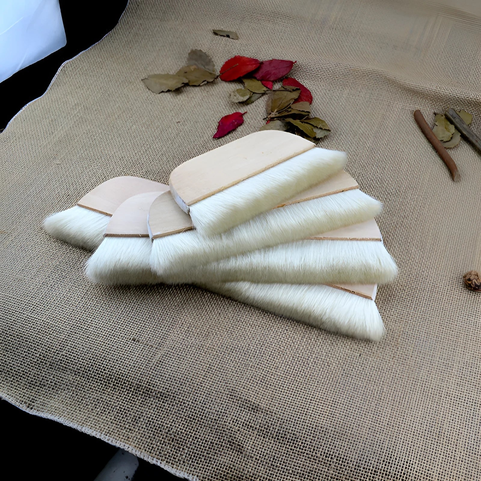 Wool art brush for mounting paint paste board shading in picture colour