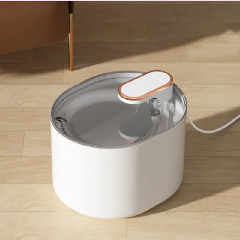 Automatic pet water fountain USB mute feeder for cats and dogs Berlin Blue edition with filter and pump